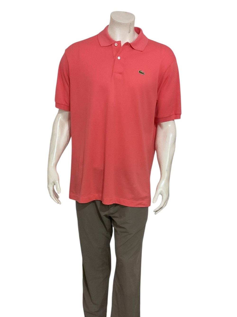 Lacoste Men's Salmon Pink Polo Shirt